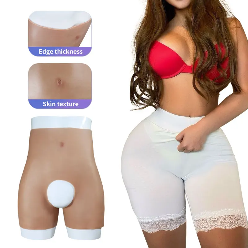 Realistic XL Big Waist Silicone Fake Butts and Hips Enhancer Shapewear Sexy Large Bum Underwear for Women