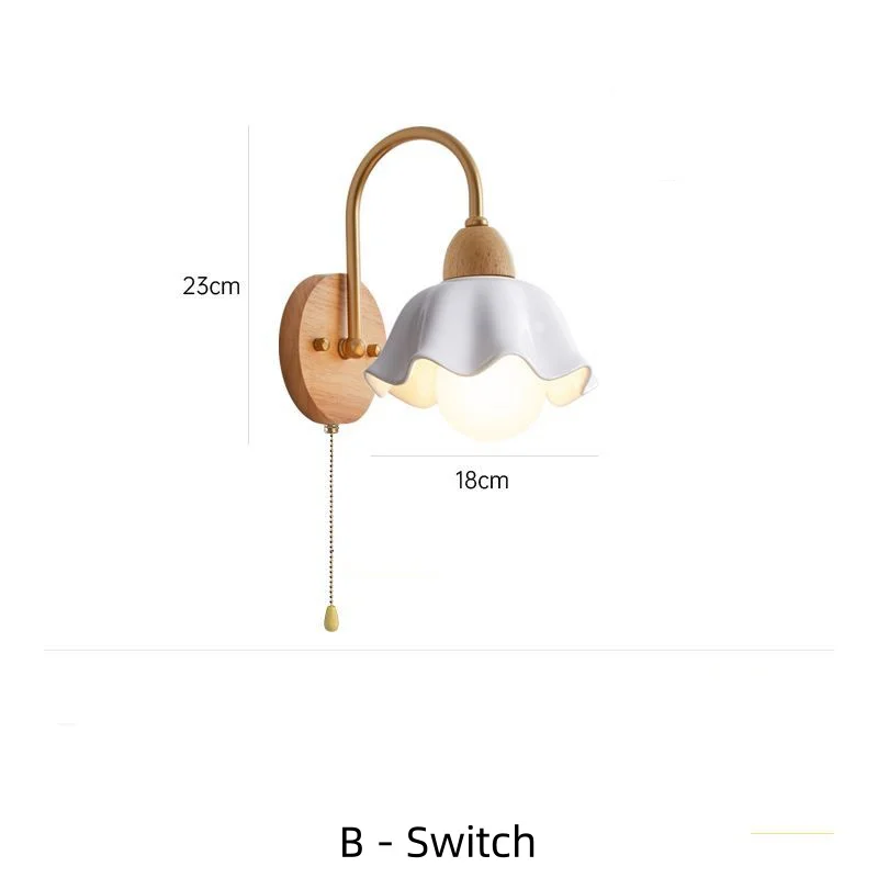 

Современный внутренний настенный светильник, бра для спальни, прикроватная тумбочка, гостиная, домашний декор, светильник, деревянные винтажные светодиодные настенные светильники