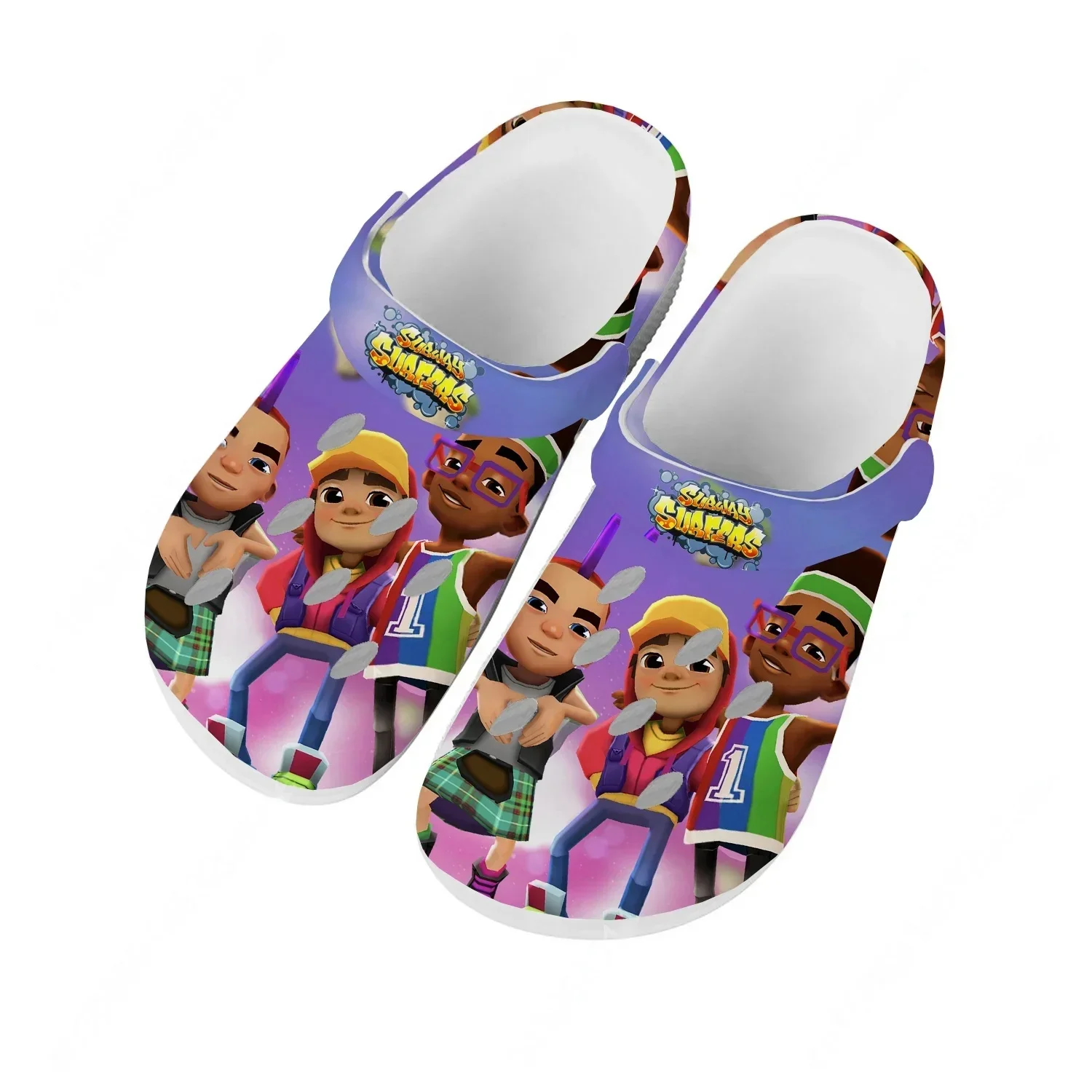 

Subway Surfers Sandals Men Women Teenager Fashion Water Shoes Popular Games Garden Breathable Comfort Beach Custom Slippers