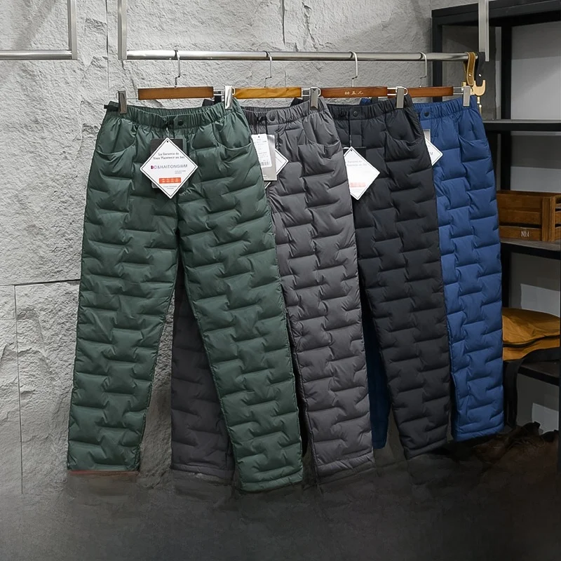 Lightweight Waterproof Men's Mountain Pants Ski Pants Seamed Glued Autumn Winter Fashion Urban Style Long Trousers