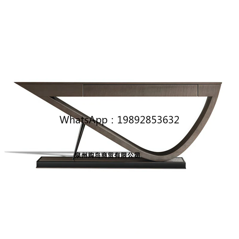 LYY ضوء فاخر ورنيش مدخل الجدول فيلا فندق مدخل خزانة الحديثة بسيطة تخزين الرف الديكور #4