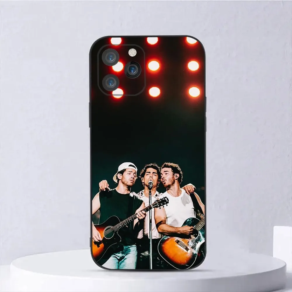 J-Jonas-S Band B-Brothers Phone Case For iPhone 15,14,13,12,11,Plus,Pro Max,XS,X,XR,SE,Mini,8,7 Soft Silicone Black Cover