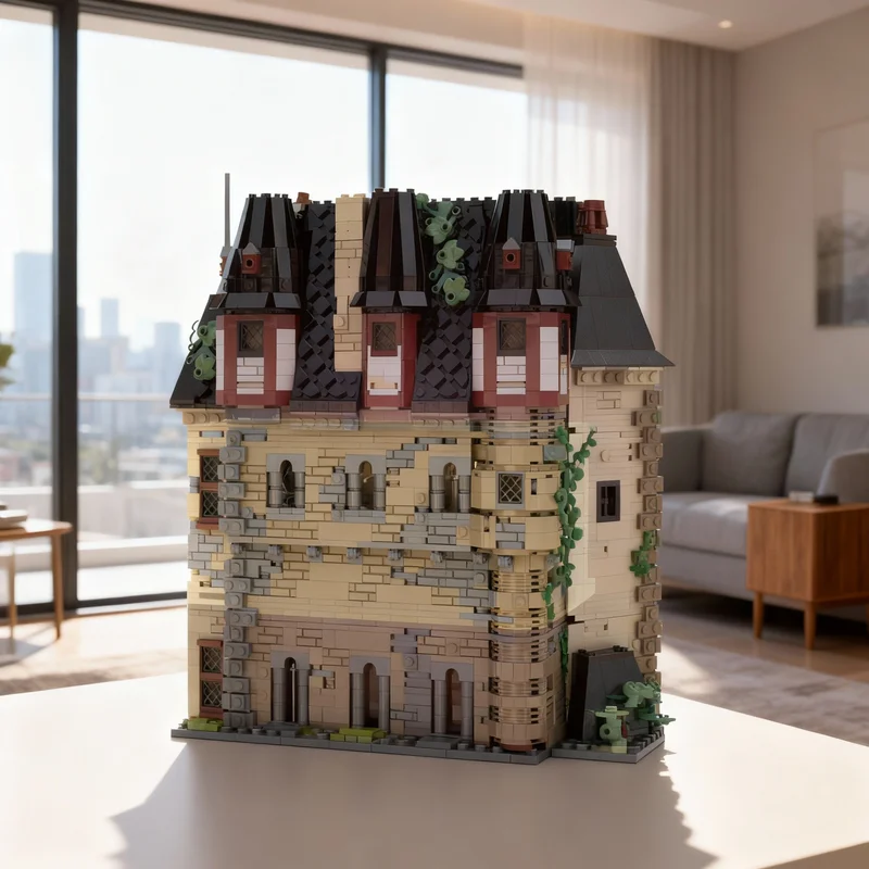 

1202pcs MOC Castle The Portrait Gallery Red Falcon S Model Building Blocks Architecture Christmas Gift Education Kids Toy Brick