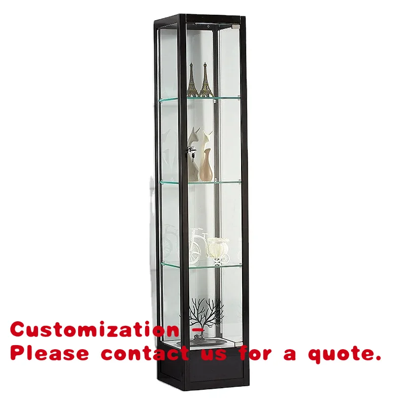 

Customize.Factory Supply Wall Display Cabinet Multi-layer Vitrina Showcase Glass Display Showcase Products with Lock and St