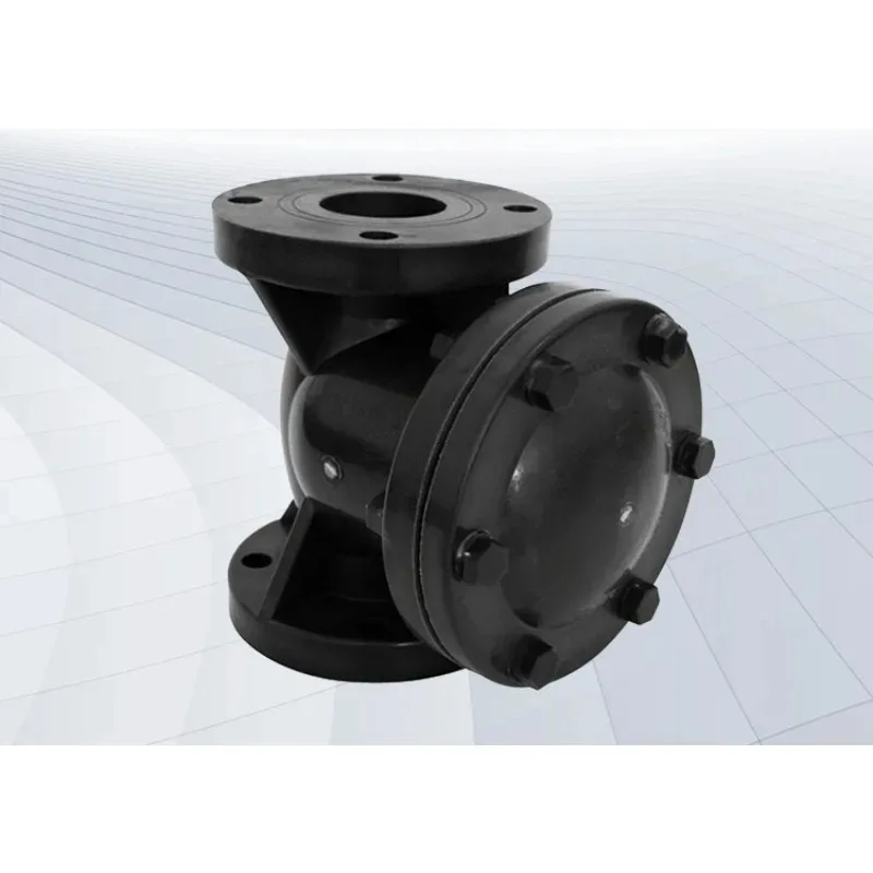 Swing type flange horizontal one-way valve/check valve