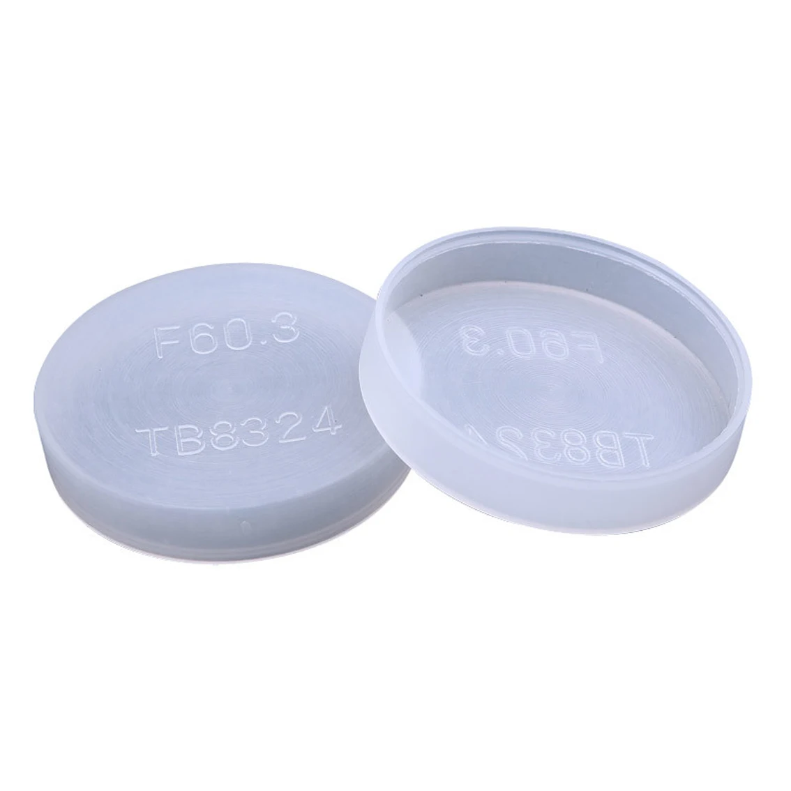 FH12.7-114 White Plastic Flange Dust Cover Cacuum Quick-Fitting Anti-Collision Plug End Face Protection Oil-resistant Seal Cover