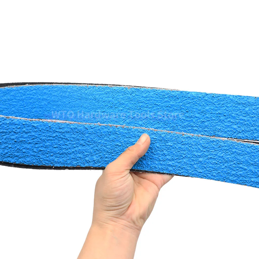 5 قطعة 2x82 بوصة أحزمة الرملي زركونيا لطحن المعادن ، شحذ السكين ، صنفرة مقاعد البدلاء ، 24-120 حصى 2100*50 مللي متر أحزمة الصنفرة