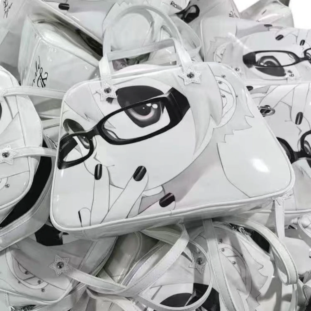 

Новая аниме-сумка 2026 года для студентов: простая наплечная сумка, вместительная сумка-кроссбоди для женщин