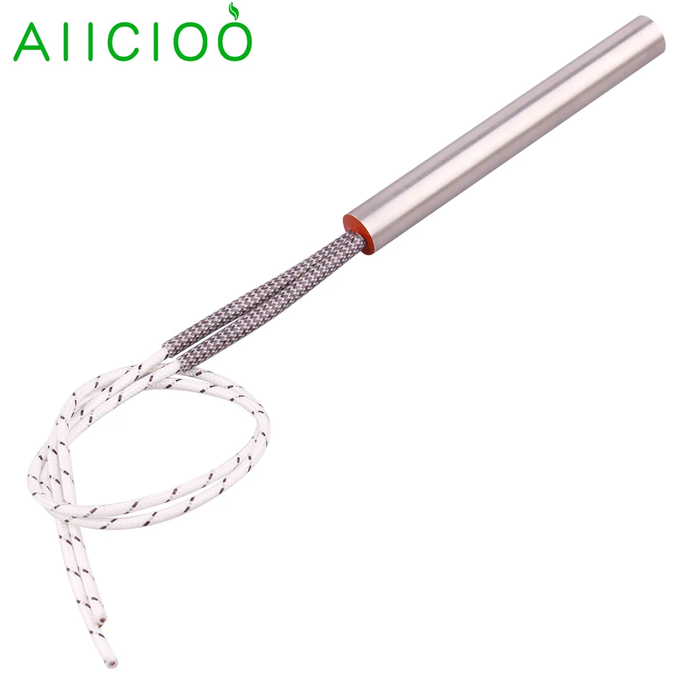 220V Cartridge Heater 150w/250w/300w/500w Electric Tubular Heating Element for Wood Pellet Stove 80mm/100mm/180mm 2pcs/5pcs/10pc