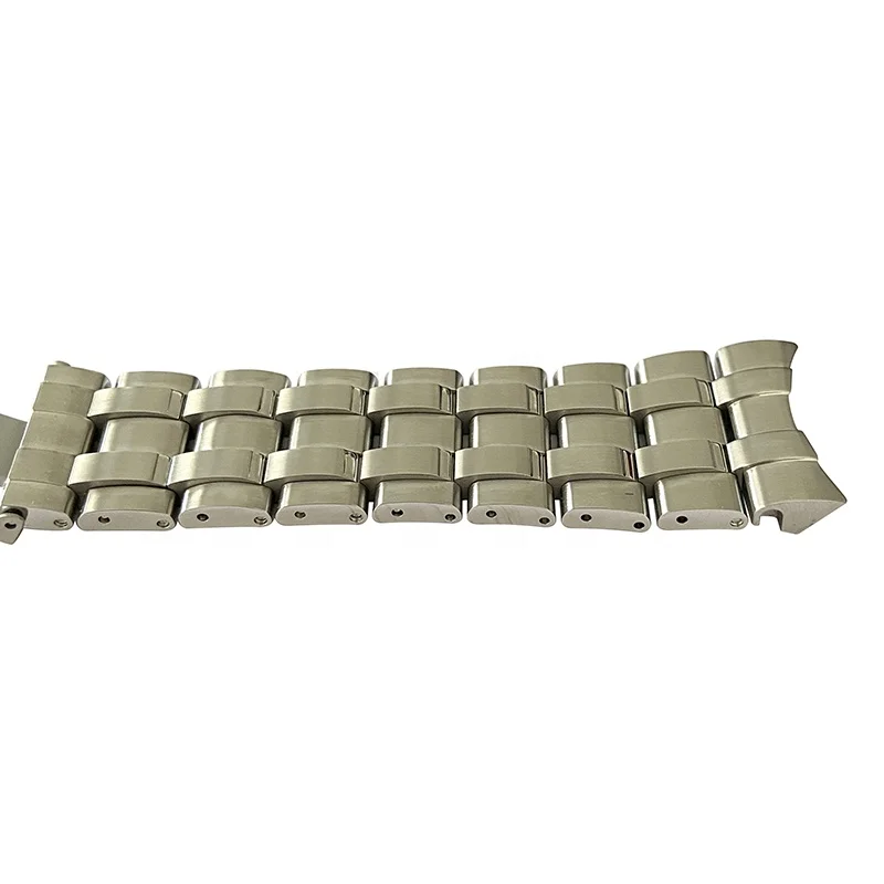 High-quality Custom 304 316L Solid Stainless Steel Removable Link Watch Band Strap