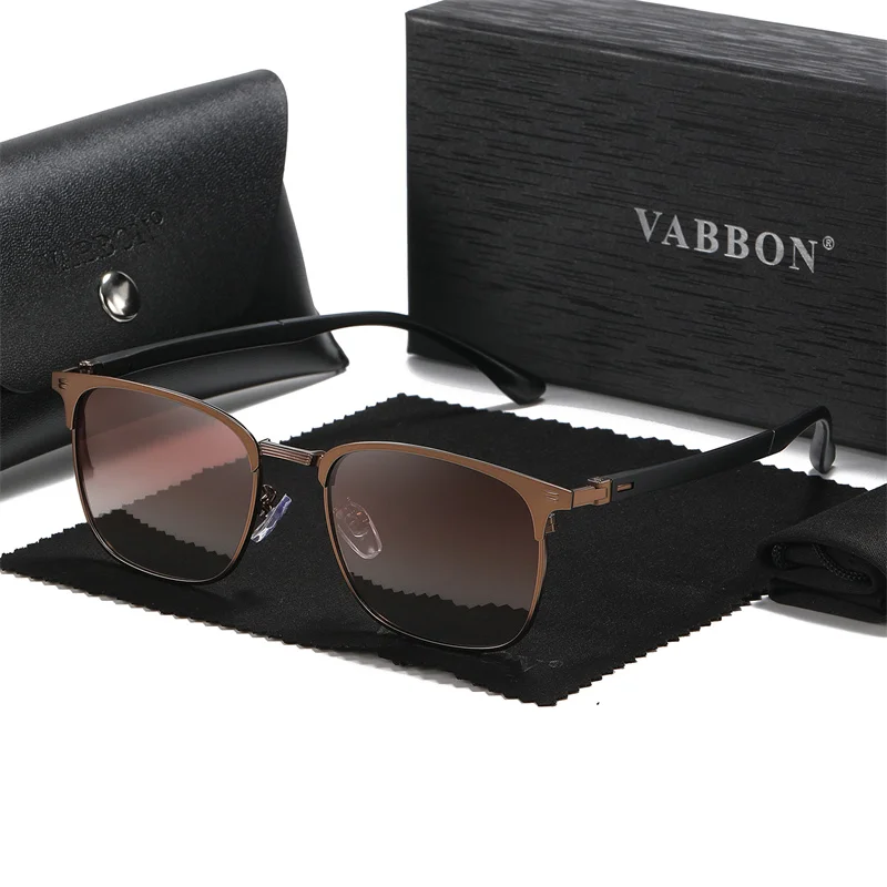 Vabbon موضة جديدة الاستقطاب الرجال النظارات الشمسية العصرية ظلال في الهواء الطلق الأشعة فوق البنفسجية حماية الرجعية القيادة نظارات الصيد ، هدية مميزة 9376