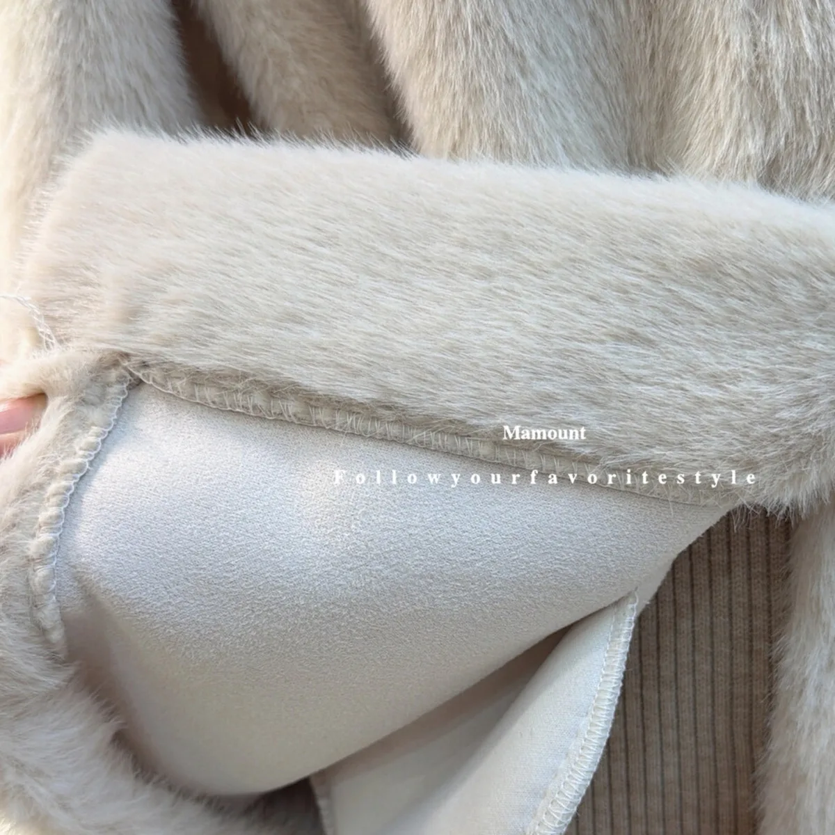 معطف BJTZ من الفرو الصناعي للنساء مصمم دافئ وبسيط وأنيق مميز مريح عالي الجودة فاخر لخريف وشتاء 2025 #4