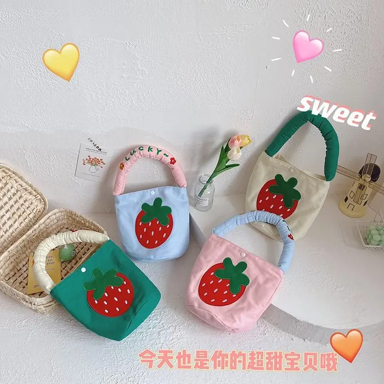 Sweet Baby Girl Handbags Korean Style Kids Toddler Infant Mini Coin Purse Messenger Bag Fashion Children Shoulder Bags 2022 New