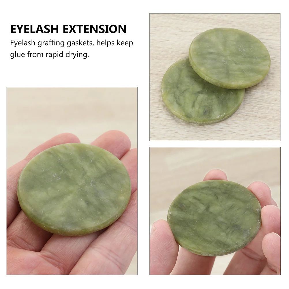 

6Pcs Jade Gaskets Eyelash Extension Tools Pads Anti Drying Long Lasting Professional Personal Use Accessories Jade Gaskets