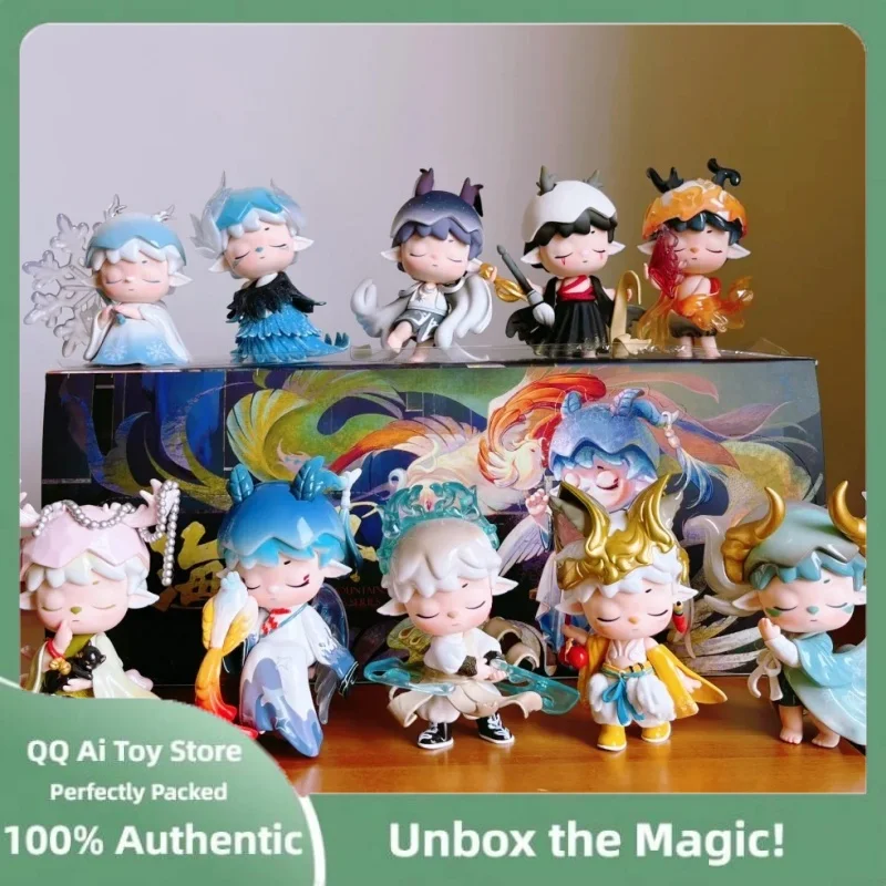 

Original Heyone Mimi Mtyh Mountain And Sea Gods Series Blind Box Kawaii Action Figure Model Collectible Toy Surprise Gift