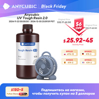 Anycubic Flexible Tough Resin 2.0 LCD 3D Printing Material Newest High Toughness 3D Printer UV Resin For Photon Mono X Photon