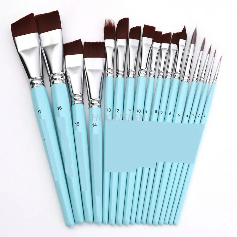 17 قطعة من فرشاة نقش المكياج، فرشاة وشم الوجه #2