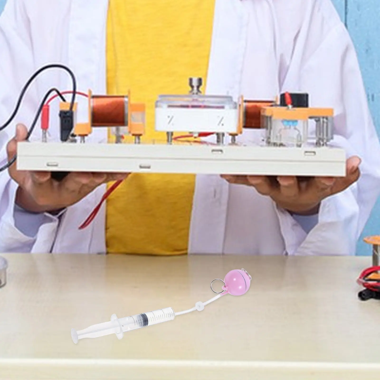 

Креативный развивающий набор для детских научных экспериментов (розовый) для класса и дома, развивает воображение и научные навыки