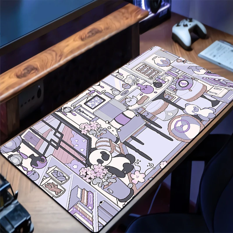 

Коврик для мыши, противоскользящий, прочный, для рабочего стола, офисный, аксессуар для ПК, мультяшный коврик для клавиатуры, аниме-коврик для мыши, коврик для мыши Semyon Room, Tapis De Bureau