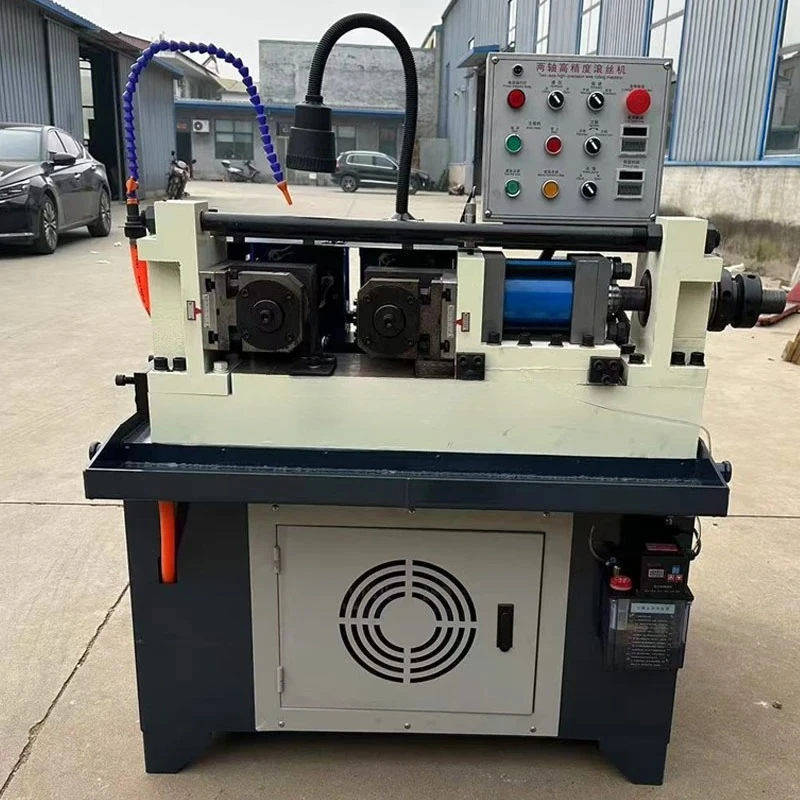 Steel Bar Two-Axis Thread Rolling Machine High Precision Screw Flight Forming Machine