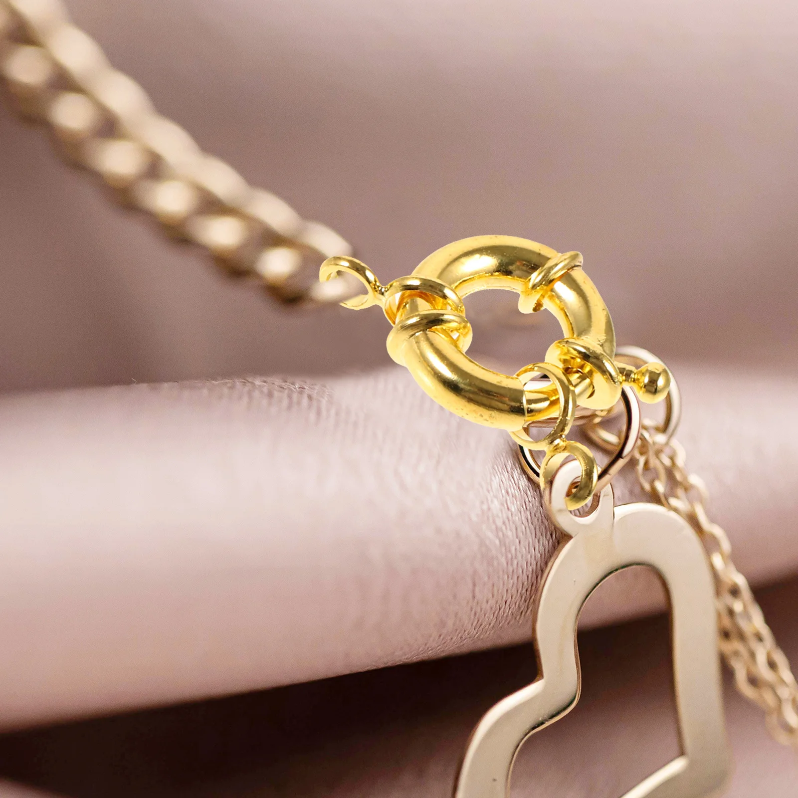 

10Pcs Metal Necklace Clasps Bracelet Connectors Elegant DIY Jewelry Accessories Durable Converters Jewelry Clasps Converter