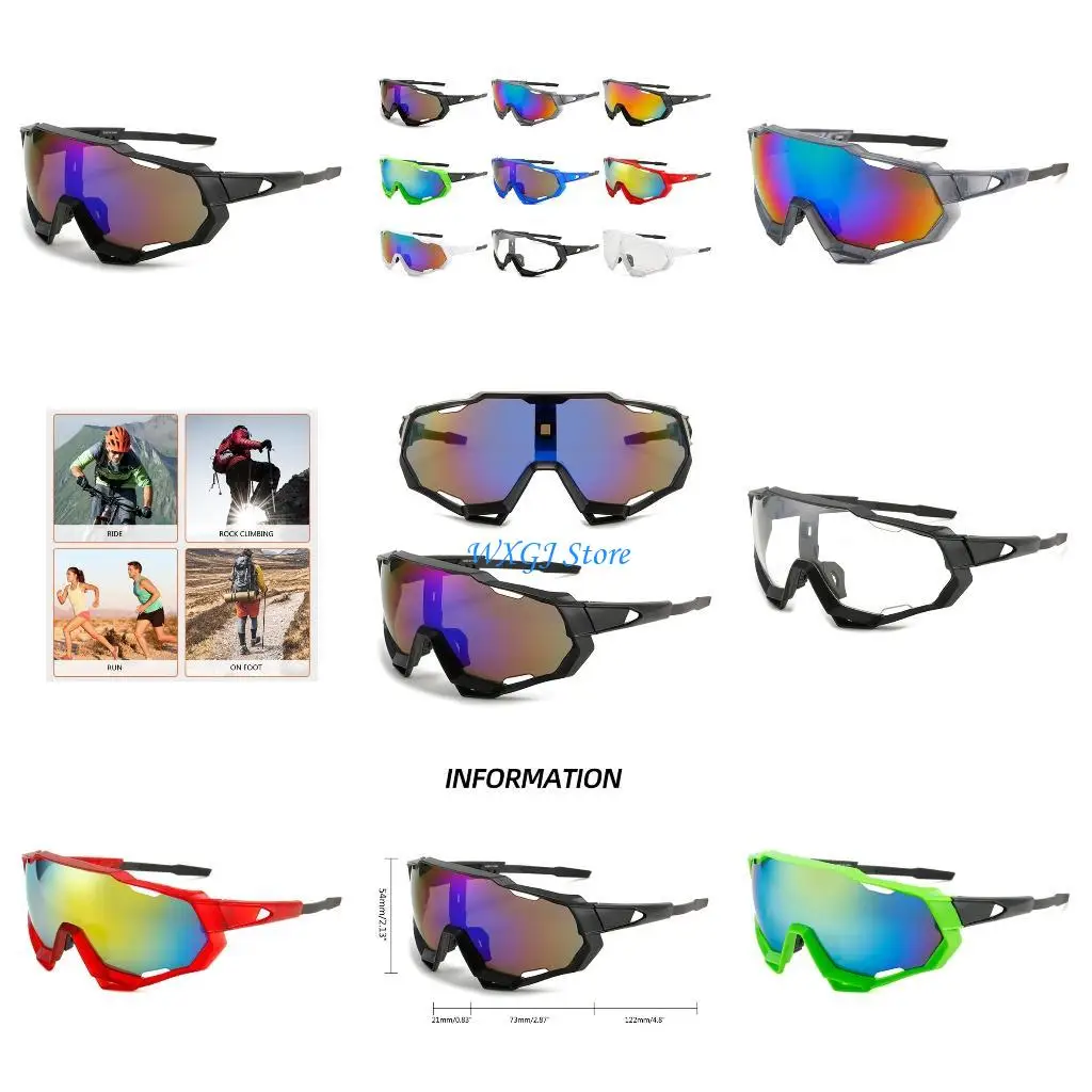 

37JE Road Cycling Eyewear Sports Cycling Sunglasses Men Women Bike PC Glasses