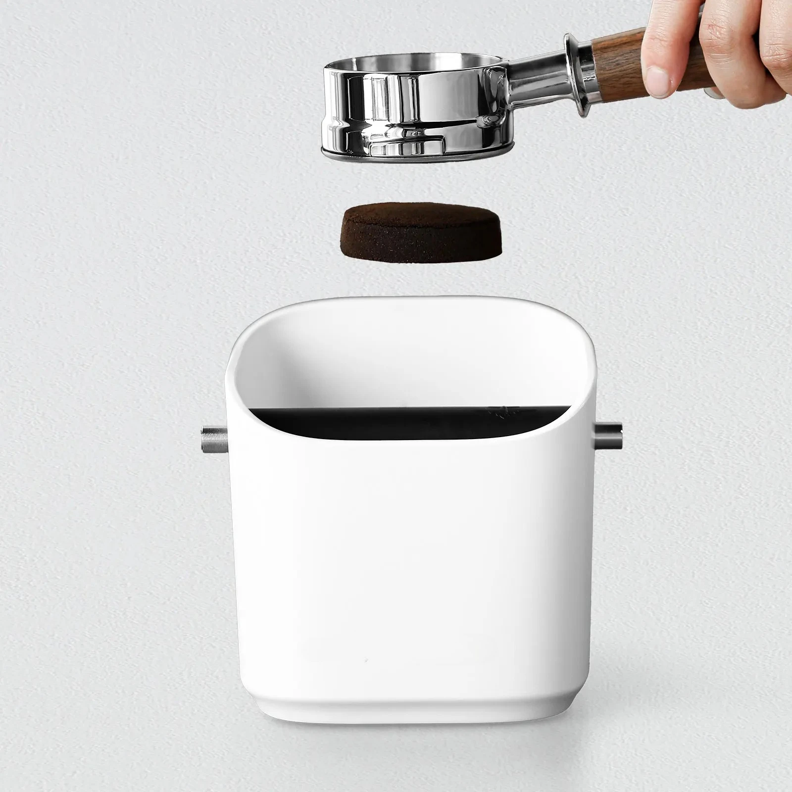 กล่องทิ้งกากกาแฟทรงสี่เหลี่ยม  - Coffee Knock Box บทวิจารณ์และราคา