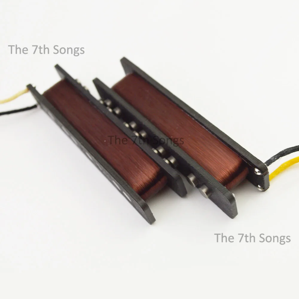 Vintage Alnico 5 Jazz J B Bass 4 String Pickup Electric Bass Single Coil JB Neck 7.6K Bridge 8.4K Black Cover Plain Enamel