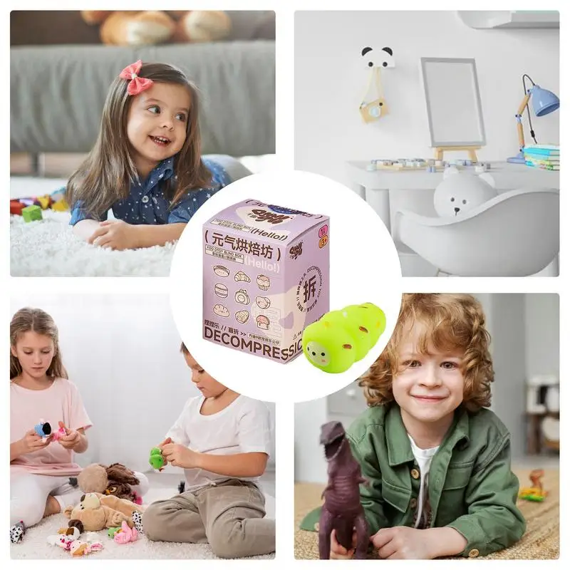 Jouets mentaires oriels de dessin animé pour enfants, jouets à presser aléatoires pour instituts, prix scolaires, cadeau de vacances, petits jouets Fidget pour garçons et filles