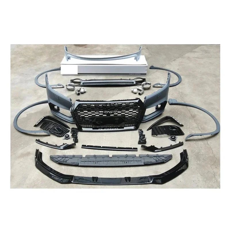 

Car Facelift Conversion For Q5 2019 Upgrade To RSQ5 Look Bodykit Front Bumper Grill With Front Lip