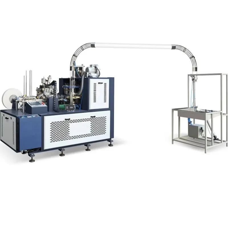 Customized 4oz/12oz/16oz Automatic Ultrasonic Hot Drink Handle Paper Cup Production Line/paper Cup Forming Machine