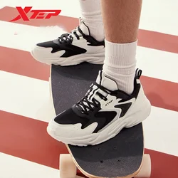 Xtep Mifan Causal Shoes Men Vintage Lightweight Fashion Sneakers Comfortable Breathable Mesh Sports Shoes 877319320028