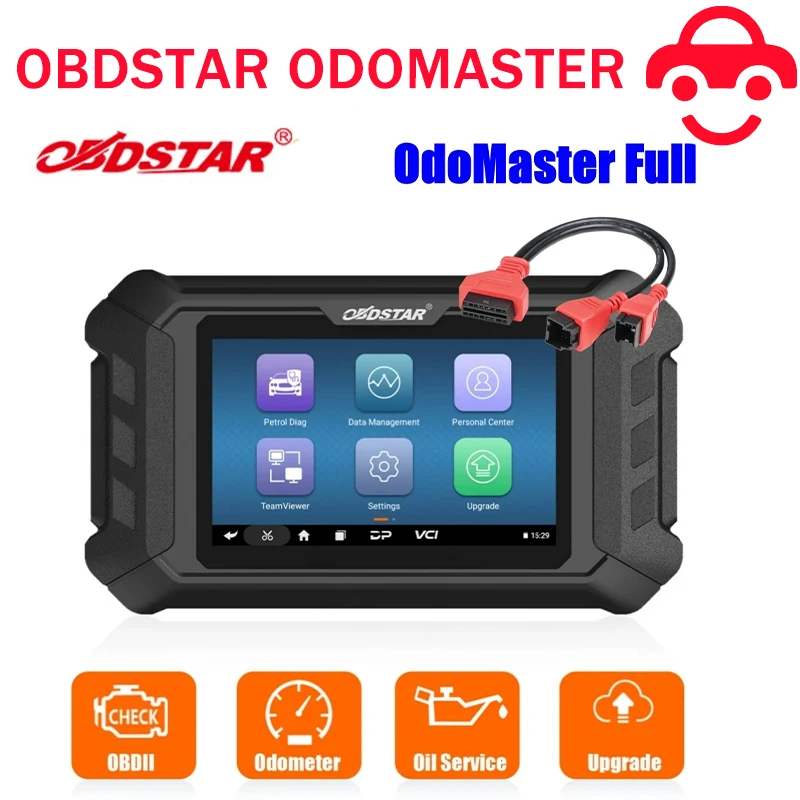 

OBDSTAR ODOMASTER Odo Adjustment Cluster Calibration/OBDII and Special Functions Cover More Vehicles Models Get Free FCA Adapter