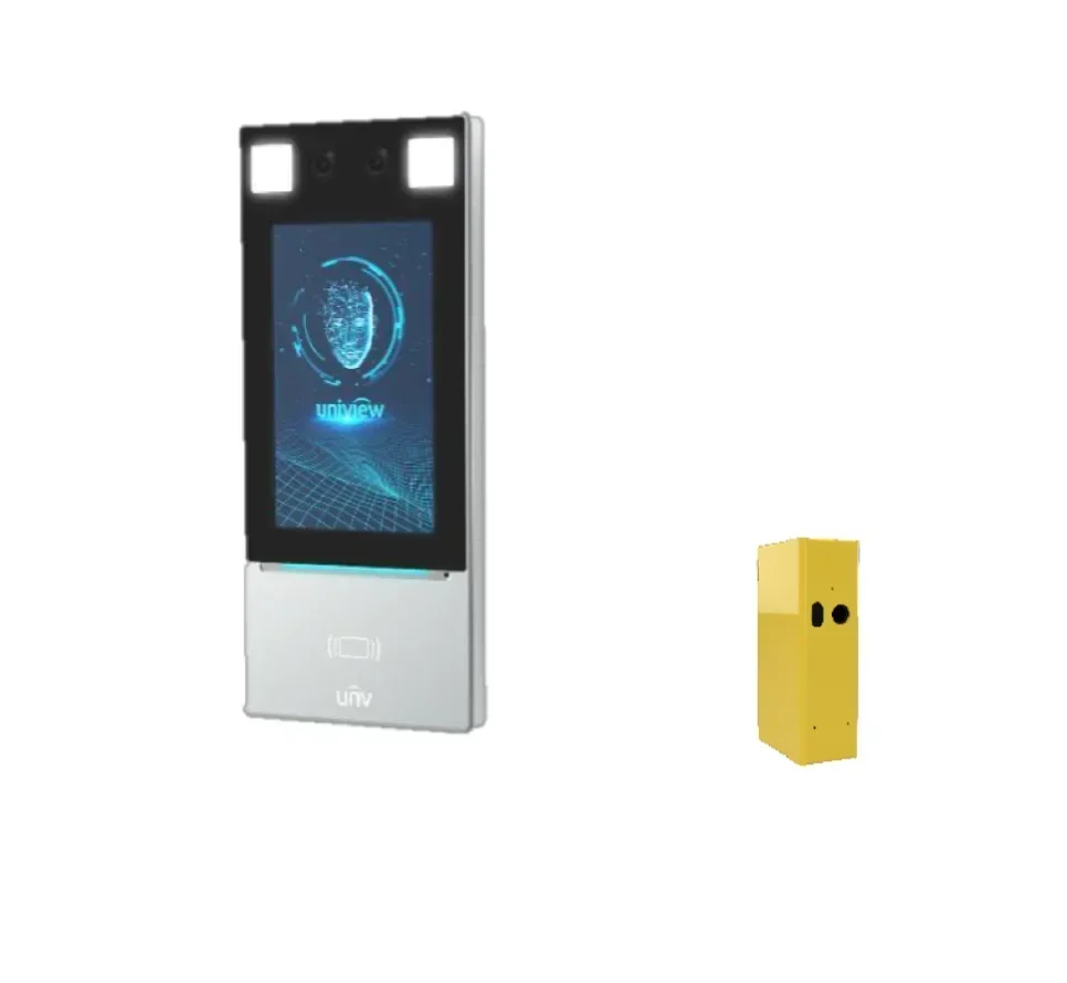 Unv uniview OET-213H-BTS1-NB محطة التحكم في الوصول للتعرف على الوجه مع كاميرا قياس درجة الحرارة الرقمية #1