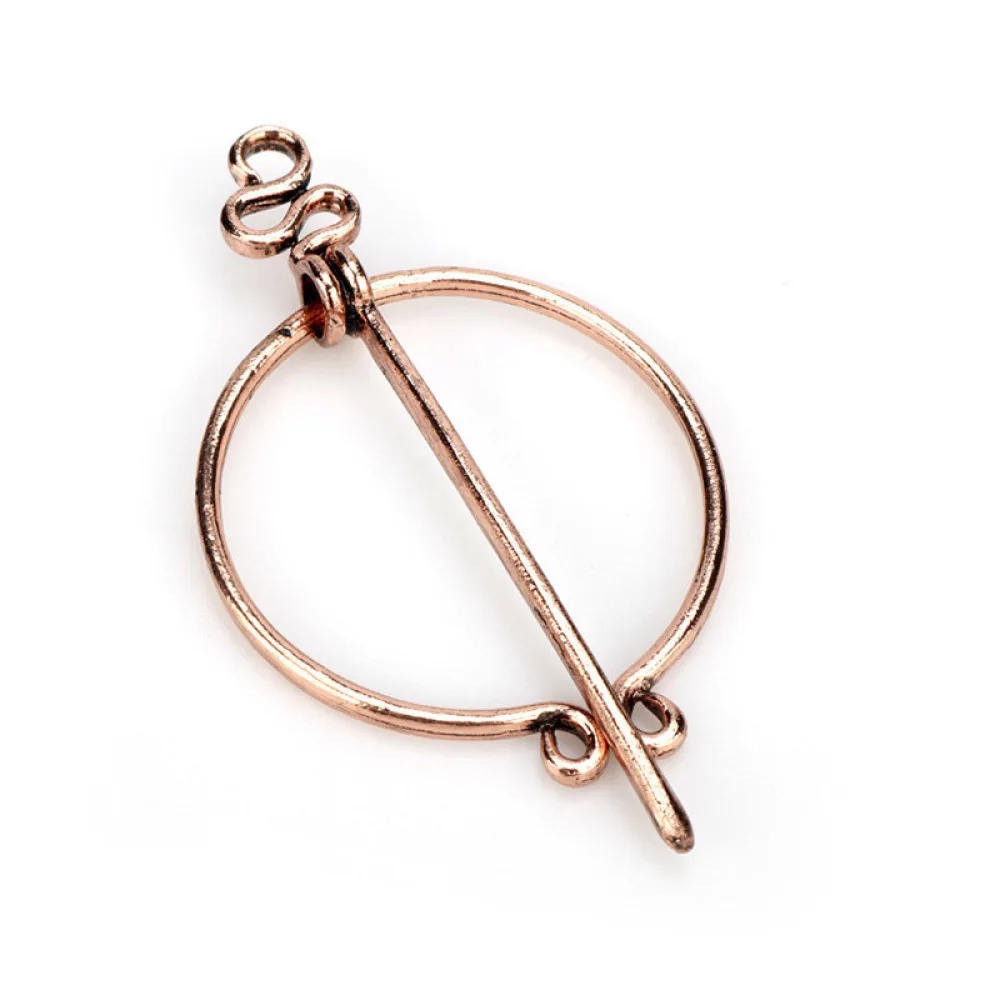 Medieval Viking Brooch Celtic Pattern Cloak Pin Vintage Metal Fastener Shawl Clasp Scandinavian Jewelry For Cosplay Gift