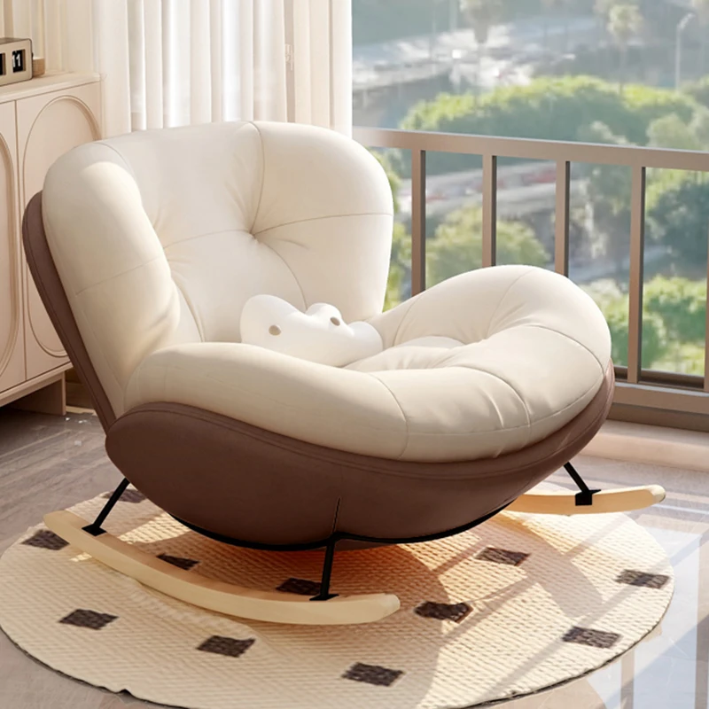 

Rocking Lounge Living Room Chairs Girl Lazy Replica Occasional Comfortable Chairs Camping Fauteuil Salon Entrance Hall Furniture