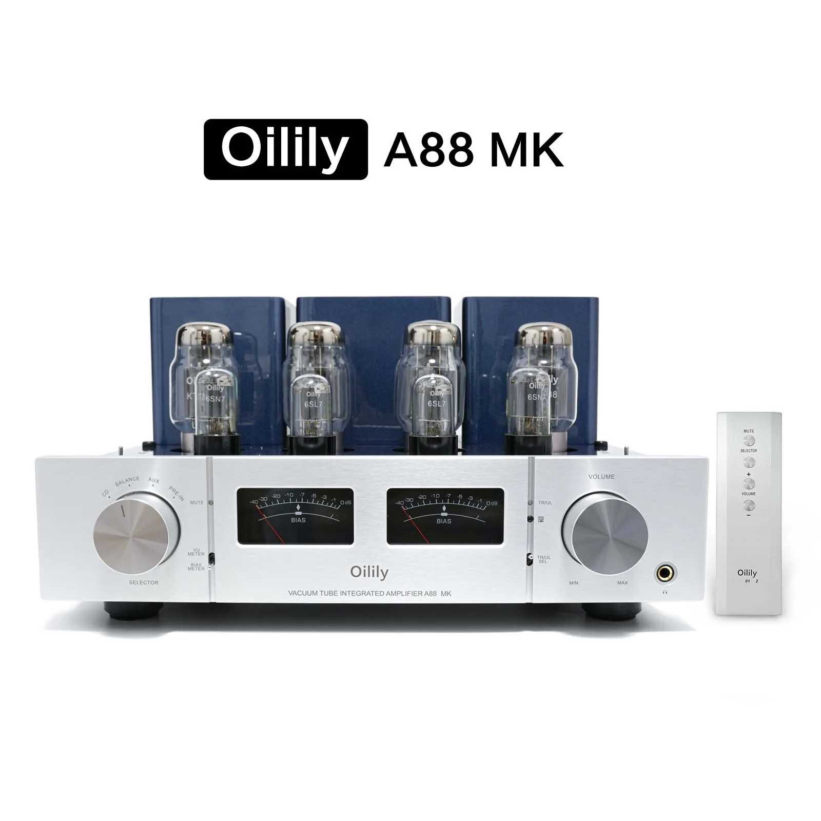 Oilily Tube Amplifier, KT88x4 tubes, single-ended Class A integrated amplifier, high-end power amplifier