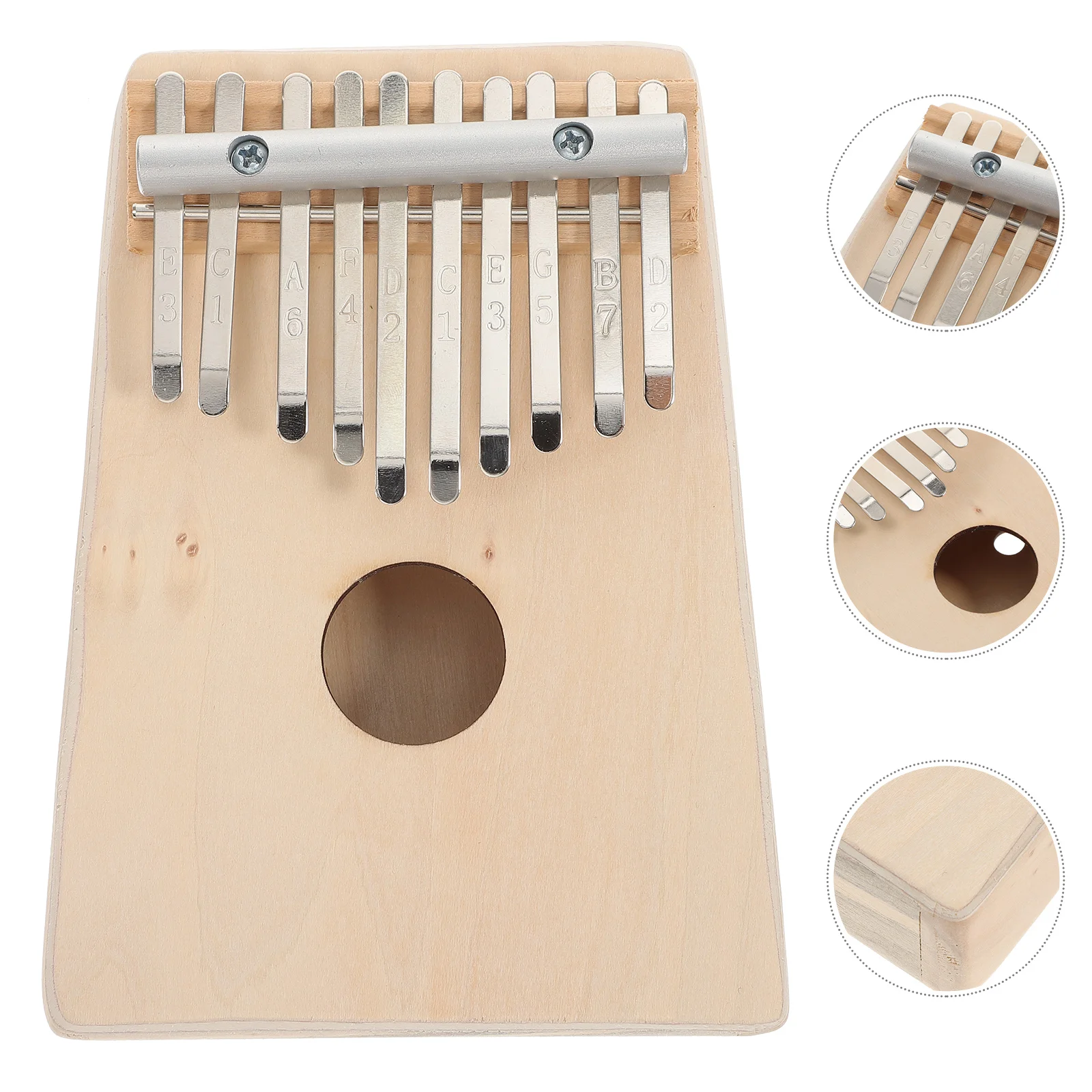 

Finger Piano Instrument DIY Kalimba Thumb Kit Marimba Musical Instruments Wooden Portable