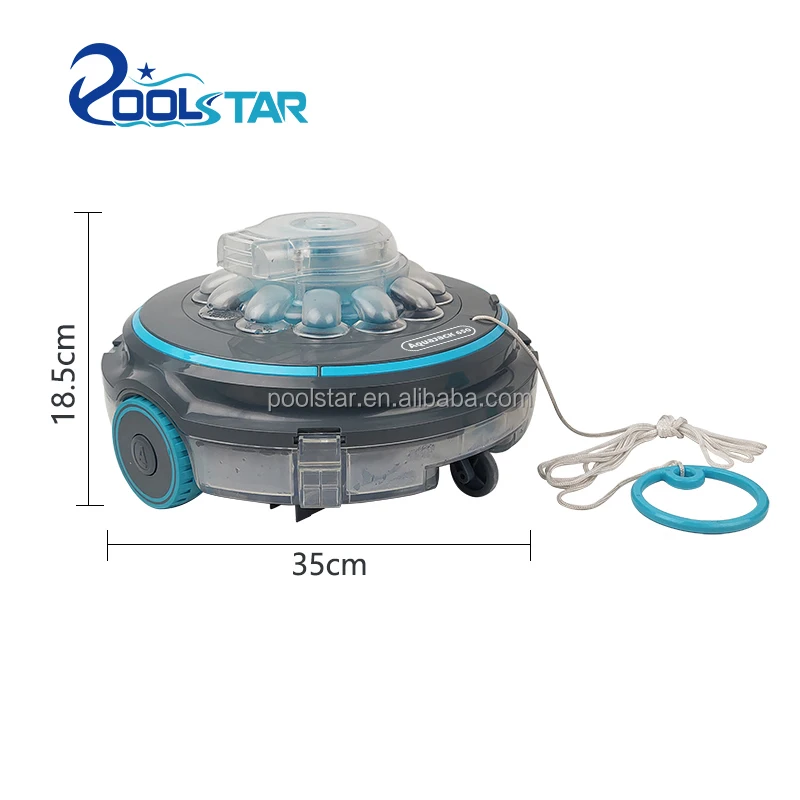 High Power Aquajack 650 Robot Vacuum Cleaner For Swimming Pool Cordless Automatic Robotic Cheaner Machine