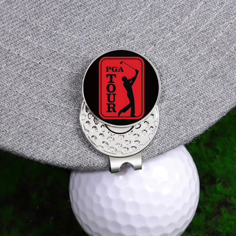 Creative Golf Hat Clip Magnetic Buckle Magnetic Golf Ball Marker Hat Clip Clothing Baseball Cap Decorative Jewelry Accessories