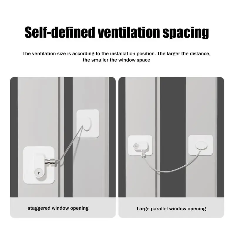 Safety Lock Fridge Cabinet Locks for Kids with Keys Self Adhesive Baby for Door Window Drawer Kitchen Appliance Toilet