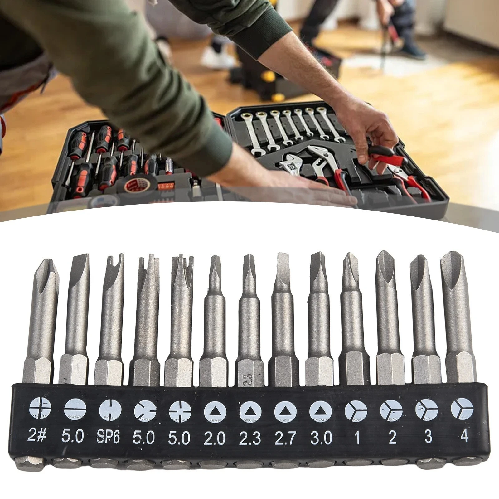 5/7/13pcs Special Shaped Screwdriver Set 50mm U-shaped Y-Type Triangle Inner Cross Precision Screwdriver Tip Trianglp