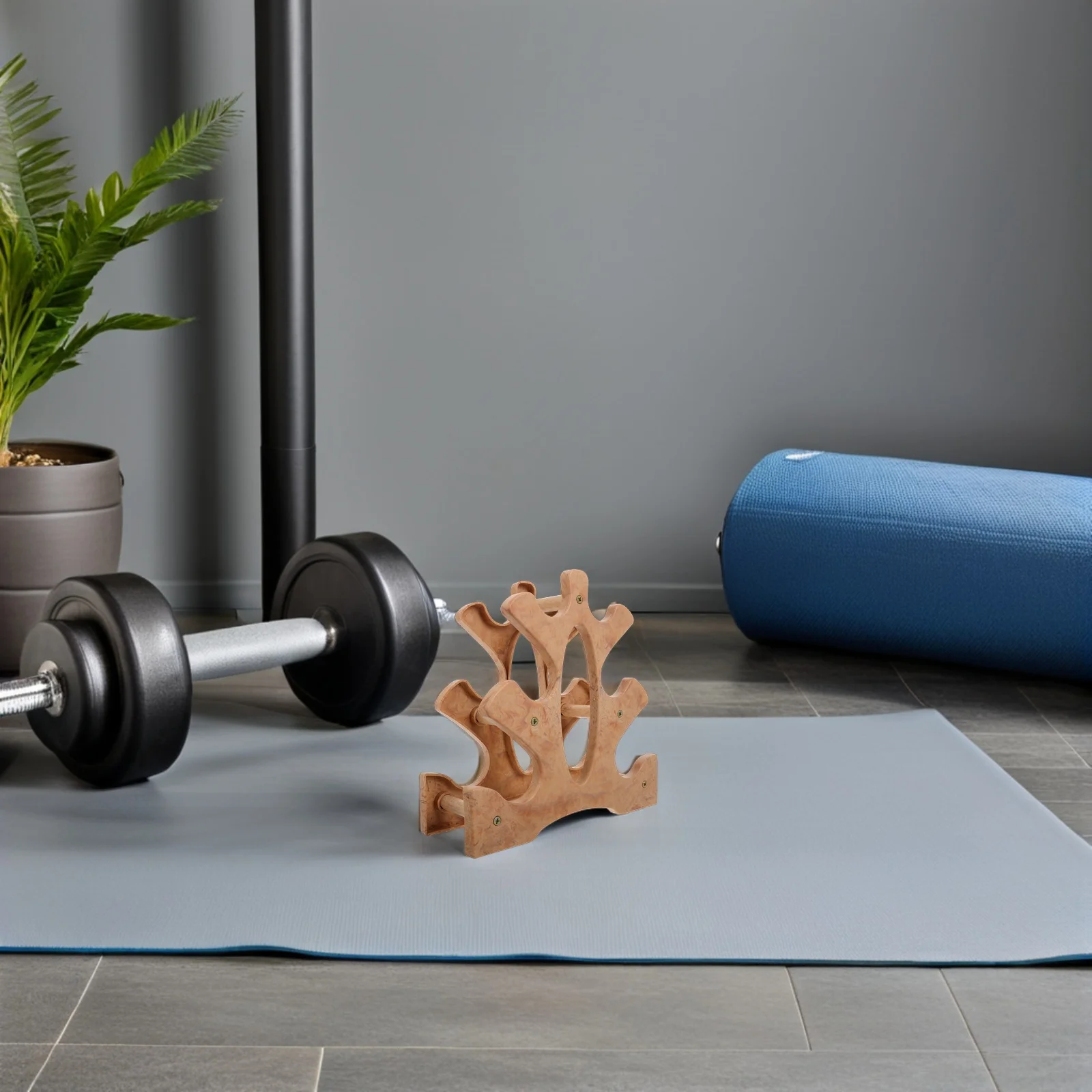 

3Pcs Plastic Dumbbell Rack 3 Tier Storage Stand for Home Gym Weight Organizer Dumbbell Display Holder