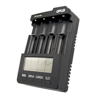 Opus BT - C3100 V2.2 Universal Battery Charger Speedy LCD Display Smart Battery Charger for Ni-MH Ni-Cd AA AAA 18650 Battery