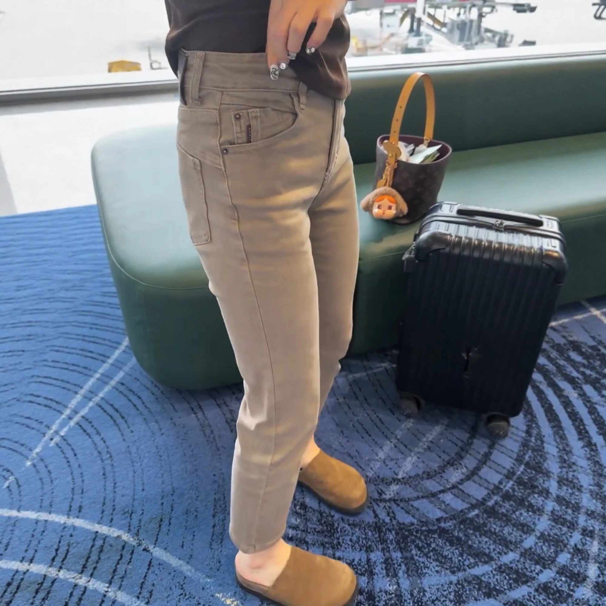 Women's Elastic Cigarette Jeans High Waist Straight Leg Nine Points Casual Cotton Stretch Denim plus Size Autumn New Arrivals