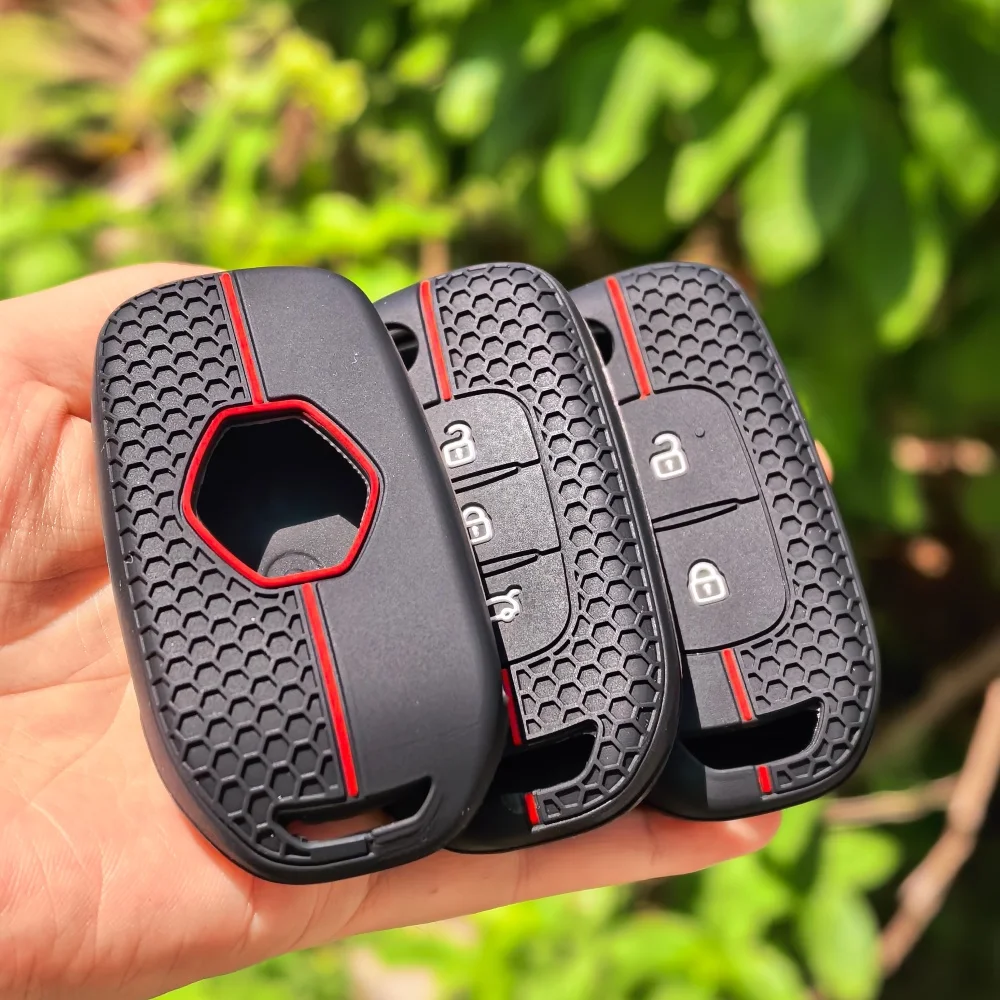 Car Flip Key Case Cover Shell For Renault Kwid 2023 Kadjar Captur Megane Sandero Stepway Logan Clio 5 2022 Arkana 2020 2021
