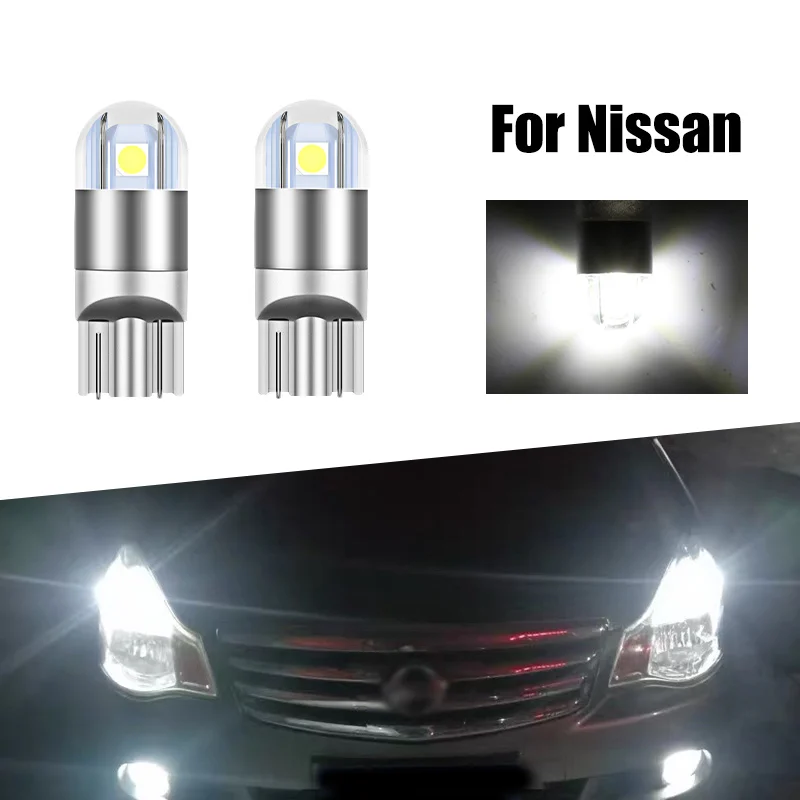 4pcs LED License Plate Light W5W T10 Canbus For Nissan GT-R Maxima Micra Teana Terrano Frontier Titan Sentra Armada Cube Pulsar