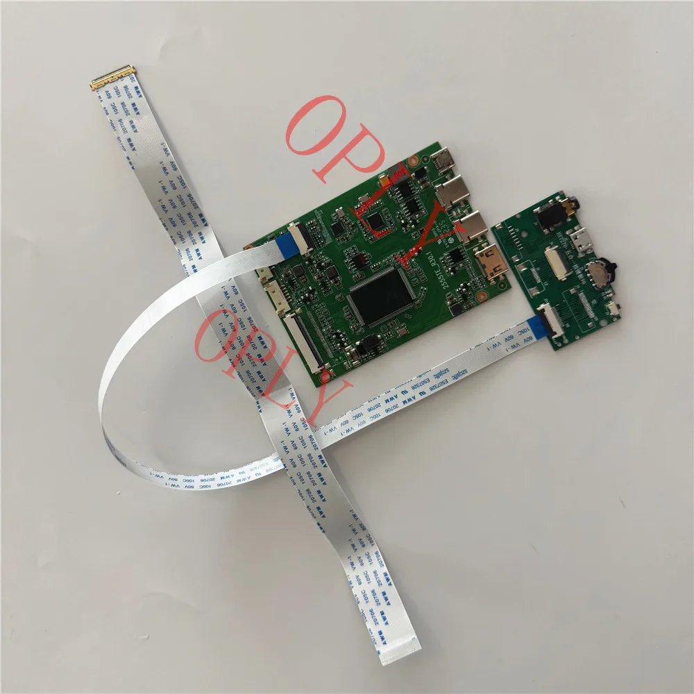 

Controllor board 2 TYPE C Mini HDMI-compatible for NT125WHM M125NWR1 B125XTN01 12.5" 1366x768 EDP LED panel screen kit DIY