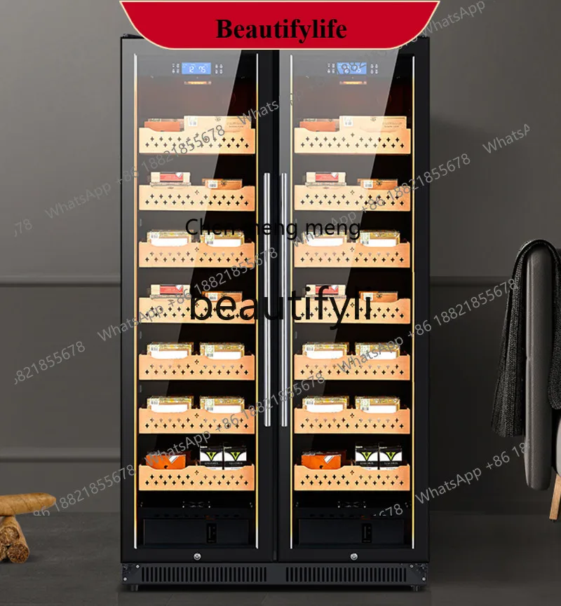 

AB02 Red Wine Cigar Combination Cabinet Tobacco Humidor Constant Temperature Constant Humidity Display Commercial Display Cabin