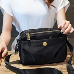 Women bag Shoulder bag Handbag sac a main Casual foreign style crossbody bag Large capacity lightweight diagonal nylon cloth bag